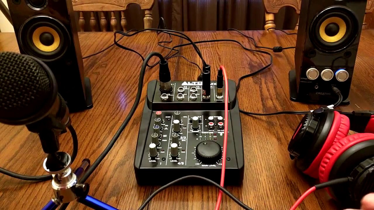 5- Channel Professional Compact Audio Dj Mixer With Usb Interface